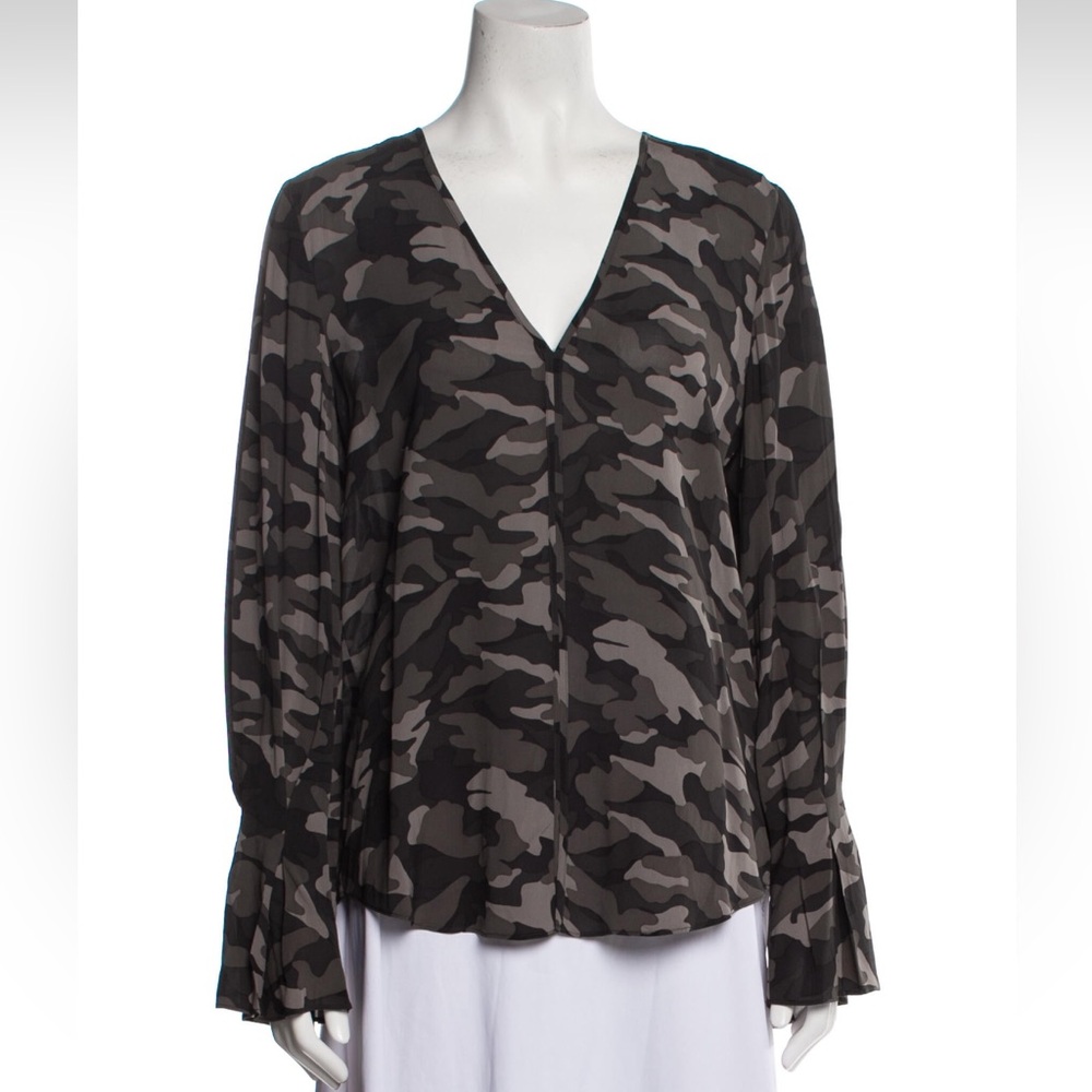 Joie Camo Blouse